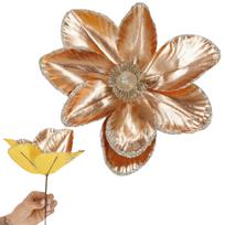 Dirbtinė gėlė, magnolija Springos CA1233, aukso sp./geltona sp., 28 cm