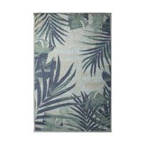 Kilimas lauko terasoms Home4you Aurora 1, mėlyna sp./žalia sp., 190 cm x 133 cm