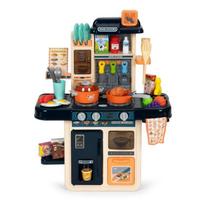 Vaikiška virtuvėlė, virtuvės prietaisų rinkinys EcoToys, mėlyna sp./įvairių spalvų