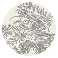 Kilimas lauko terasoms Home4you Dawn 5, balta sp./pilka sp., 230 cm x 160 cm