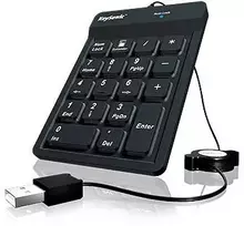 Icy Box KeySonic ACK 118 BK skaitmeninė klaviatūra USB