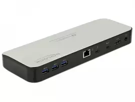„Delock Thunderbolt 3“ prijungimo stotelė 5K – HDMI / USB 3.0 / USB-C / SD / LAN