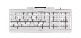 CHERRY KC 1000 SC Baltas-Pilkas - Klaviatūra USB UK