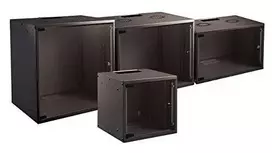 EFB Elektronik WGB-1912TS.45, Prie sienos montuojama lentyna, 12U, 80 kg, Juoda