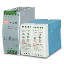 Planet PWR-75-24, Mean Well pramoninis maitinimo šaltinis DIN bėgeliui, 24V DC, 75W