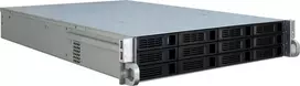 Serveris Inter-Tech 2U-2412, Rack, Server-case - juodas, 2 Hheneinheiten