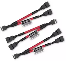 Noctua 4 kontaktų - 4 kontaktų x2, 0,11 m, Raudona (NA- SYC1.red)