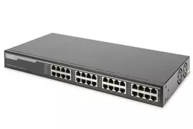 Serveris DIGITUS 10G Ethernet PoE+ injektoriaus šakotuvas, 802.3at, 10G | Digitus