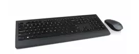 Klaviatūra Lenovo 4X30H56804 - Standard - Wireless - RF belaidė - Juodas - su pele