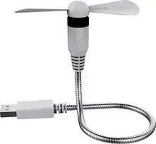 Realpower RealPower USB mini ventiliatorius baltas (lankstus USB ventiliatorius)
