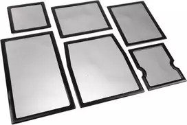 Demciflex dust filter set for Cooler Master HAF XM – juodos spalvos