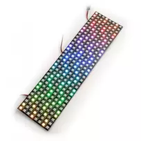 Oem Elastinė LED RGB diodų matrica 8x32 - 256 LED - WS2812B
