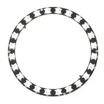 Oem Diodų žiedas LED RGB WS2812B 5050x24 - 90mm