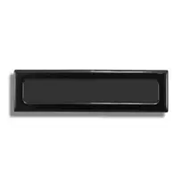 Demciflex dust filter front panel – juodos spalvos