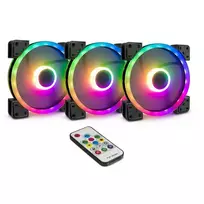 Inter-Tech Argus RS-14 RGB 140mm (3 vnt.)