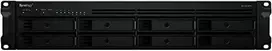 Serveris SYNOLOGY RS1221RP+ 8 skyrių NAS-Rackmount AMD Ryzen V1500B keturių branduolių 2,2 GHz 4GB DDR4 iki 32GB RJ-45 4x1GbE 2xUSB 3.2 1xeSATA