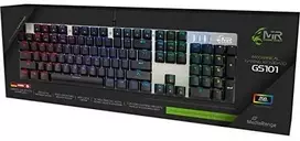 MediaRange MRGS101 klaviatūra Gaming USB QWERTZ Niemiecki Juodas, Sidabrinė