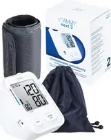 Kraujospūdžio matuoklis Slėgio matuoklis Vitammy VITAMMY NEXT 3 rankinis slėgio matuoklis su 22 -40 cm rankogalių su naujovišku stendu, balso funkcija ir praktinis maitinimo per USB