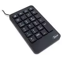 Klaviatūra Inter-Tech Inter-Tech KB-120 klaviatūra numeryczna Uniwersalne USB Juodas