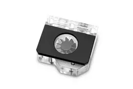 Ek Water Blocks Ek Vanduo Blocks EK Vanduo Blocks EK-Quantum skaliarinis srauto matuoklis, iš viršaus į apačią, D-RGB, juodas