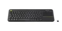 Klaviatūra Logitech WIRELESS TOUCH KEYBRD K400 PLUS - Juodas