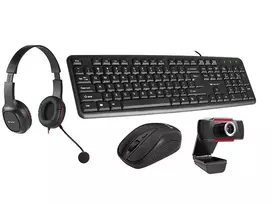 TRACER 4w1 Multi-Office Set klaviatūra Pelės kilimėlis heapdhones