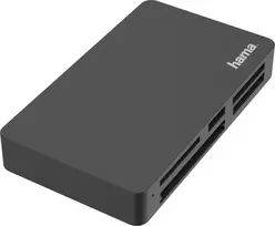 Klaviatūra Kortelių skaitytuvas Hama All-in-One, juodas