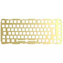 Klaviatūra Glorious GMMK PRO 75% Switch Plate, Brass, ISO INT'L išdėstymas