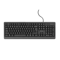 TRUST TK-150 klaviatūra, vokiškas QWERTZ išdėstymas, USB prievadas