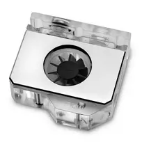Ek Water Blocks Ek Vanduo Blocks EK Vanduo Blocks EK-Quantum skaliarinis srauto matuoklis, iš apačios į viršų, D-RGB, nikelio spalvos