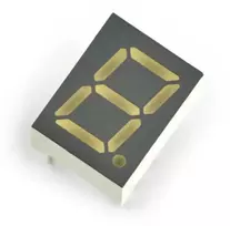 Oem Aštuonių segmentų ekranas x1 – 10mm raudonas – bendras anodas