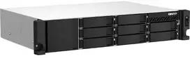 Serveris QNAP | Integruotas procesorius | TS-873AeU-RP-4G | AMD Ryzen | V1500B 4 gyslos/8 sriegiai | Procesoriaus dažnis 2,2 GHz | 64GB