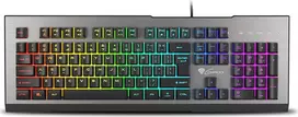 Klaviatūra žaidimams GENESIS RHOD 500 RGB ES su pašvietimu Žaidimams PROGRAMOWALNA