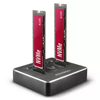 AXAGON | USB-C 3.2 Gen2 – 2x NVMe CLONE DUAL SDD doko stotis | ADSA-M2C