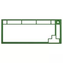 Klaviatūra Glorious GMMK PRO Top Frame – forest žalias