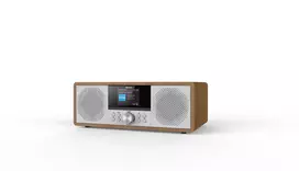 Muzikinis centras stereo Denver MIR-270DW su radiem internetowym dark wood