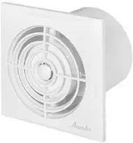 Ventika Išmetimo ventiliatorius Fi 125 13,5W 175M3/H 230V Ipx4 baltas išjungtas Laikmatis, judesio jutiklio tyla Wz125R 0004-00010-66866