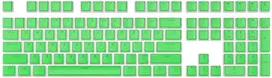 Klaviatūra Royal Kludge Pudding PBT Keycaps - (104 vnt., Grass žalias, PBT, ANSI, UK išdėstymas)