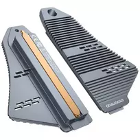„Graugear“ šilumos vamzdžio radiatorius, skirtas PS5 atminties išplėtimui, skirtas M.2 NVMe SSD su įmontuotu dangteliu