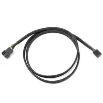Watercool 4-pin PWM extension, juodas – 90cm
