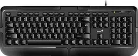 Genius KB-118 klaviatūra su laidu (USB) US, juoda