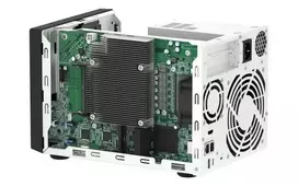 Serveris QNAP TVS-H474 NAS bokštas Intel® Pentium® G7400 8GB DDR4 QuTS herojus juodas
