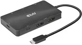 HUB USB Club 3D Club3D USB- 7-in1-HUB USB- C > 2xDP / 2xUSB / 2xUSB- C / RJ45 100W mažmeninė prekyba