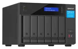Serveris QNAP TVS-h674 NAS bokštas Intel® Core™ i3 i3-12100 16GB DDR4 QuTS Hero Juodas