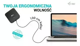 I-TEC USB-C HDMI dviejų DP prijungimo stotelė su maitinimo tiekimu 100 W + I-tec universalus įkroviklis 112 W