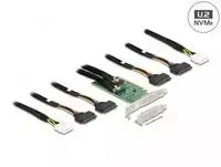Kontroler Delock PCIe 4.0 x16 – 2x SFF-8654 (90077)