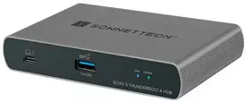 Sonnet Sonnet Echo 5 Thunderbolt 4 Hub, docking station (sidabrinis/juodas)