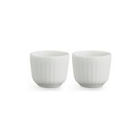 2 baltų porcelianinių kiaušinių indų rinkinys Kähler Design Hammershoi, ⌀ 8 cm