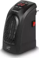 Juodas šildytuvas LTC 400W/230V su keraminiu kaitinimo elementu