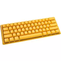 Ducky One 3 geltona mini žaidimų klaviatūra, RGB LED – MX ruda
